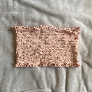 Bandeau style tube top.